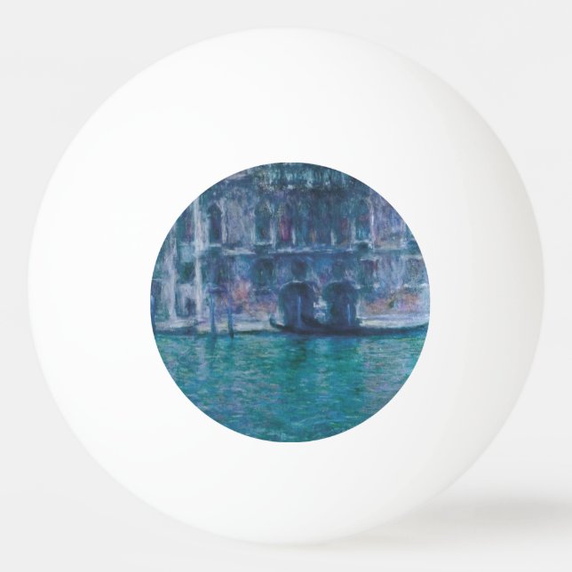 Le palais da Mula Claude Monet Tischtennisball (Vorderseite)