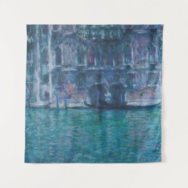 Le palais da Mula Claude Monet Wandteppich (Vorderseite)