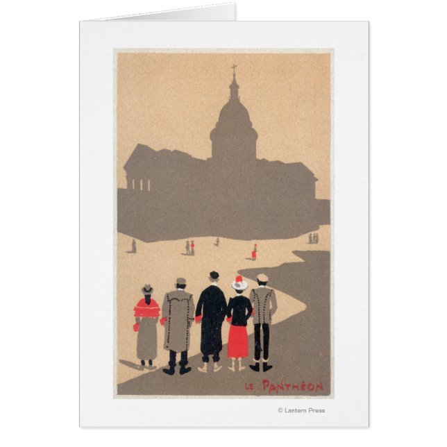 Le Pantheon Art Deco SceneParis, Frankreich (Vorne)