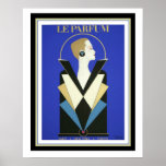 Le Parfum Art Deco Poster 16  x 20<br><div class="desc">Vintag,  französisches Art Deco,  Werbung für Le Parfum. Das Poster ist 16 x 20 und kann in anderen Größen erhältlich sein.</div>