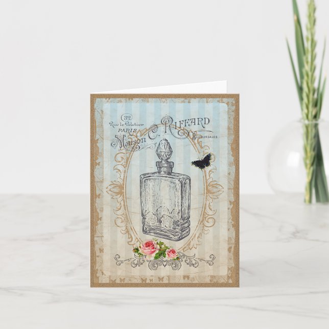 Le Parfum I - Notecard Feiertagskarte (Vorderseite)