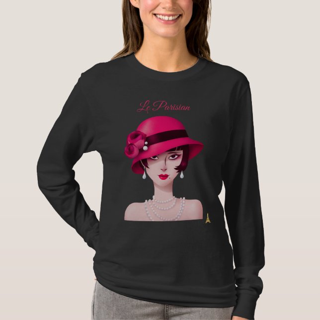 Le Pariser Shirt (schwarz) (Vorderseite)