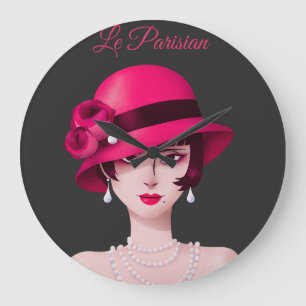 Le Parisian Wall Clock Große Wanduhr