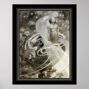 "Le Pater" Alphonse Mucha Jugendstil-Prinz Poster