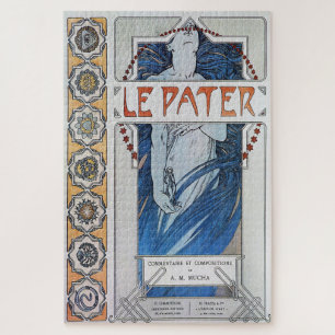 Le Pater Cover von Alphonse Mucha Puzzle