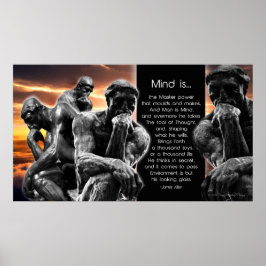 Le Penseur - Der Denker Poster