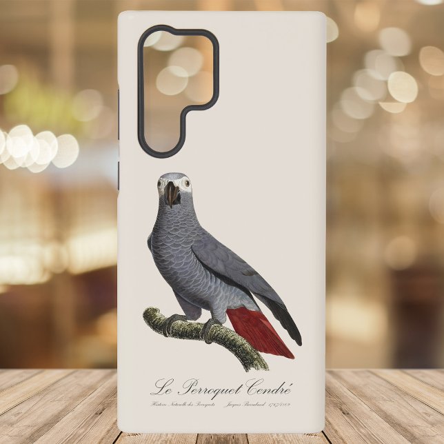 Le Perroquet Cendre - Illustration aus dem 19. Jah Samsung Galaxy Hülle (Le Perroquet Cendre - 19th century illustration. Samsung Galaxy S22 Ultra Case)