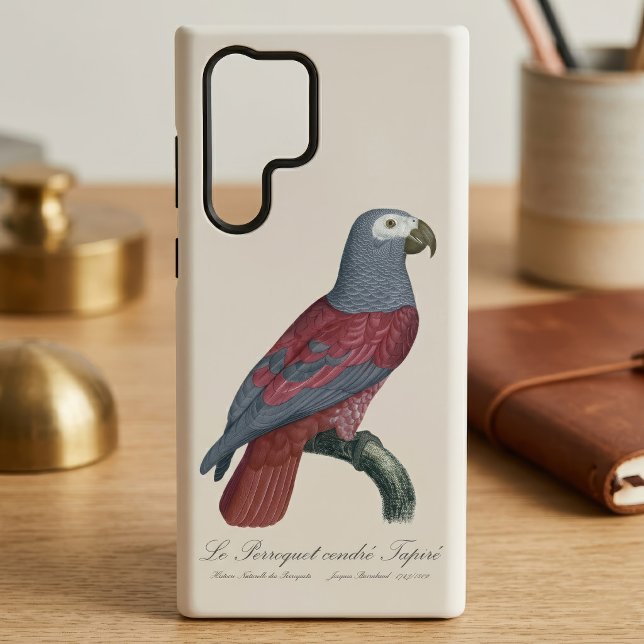 Le Perroquet cendre Tapire Samsung Galaxy Hülle (African Grey Parrot Red Factor Psittacus Erithacus. Case)