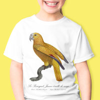 Le Perroquet Jaune ecaille de rouge