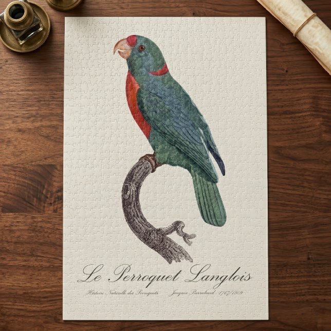 Le Perroquet Langlois Puzzle (Le Perroquet Langlois by Jacques Barraband. Jigsaw Puzzle)