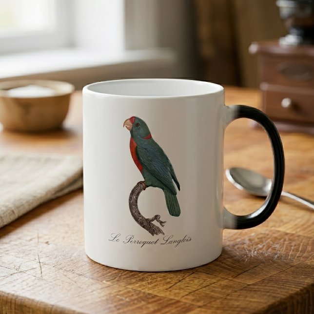 Le Perroquet Langlois Verwandlungstasse (Le Perroquet Langlois by Jacques Barraband. Color Morph Mug)