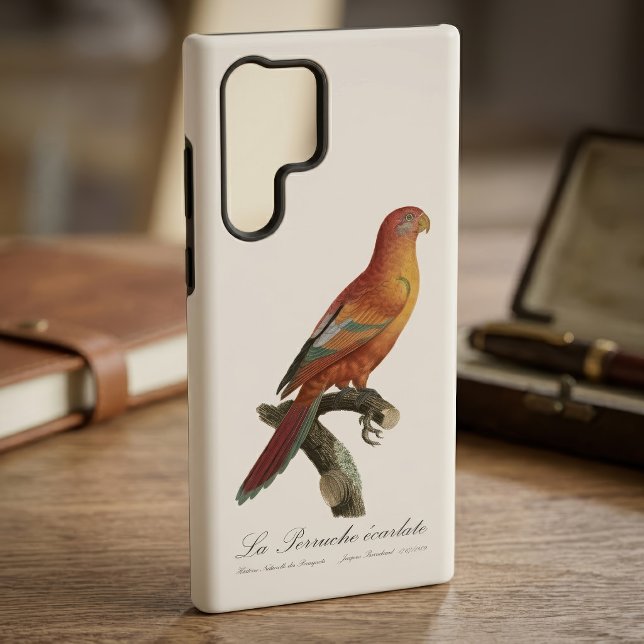 Le Perruche ecarlate Samsung Galaxy Hülle (Red Lory or Eos Bornea, Trichoglossus borneus. Case)