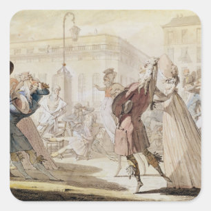 Le Petit Coblentz Quadratischer Aufkleber