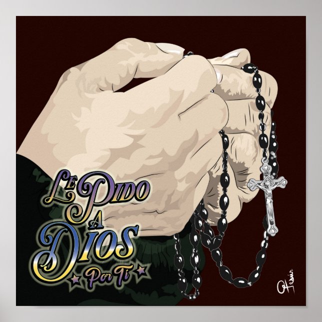 Le Pido a Dios por Ti Poster (Vorne)