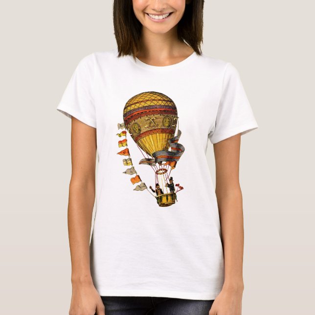 Le Pilote Heißluftballon T-Shirt (Vorderseite)