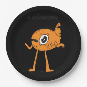 Le Poisson Steve Niedlich & Funny Pappteller