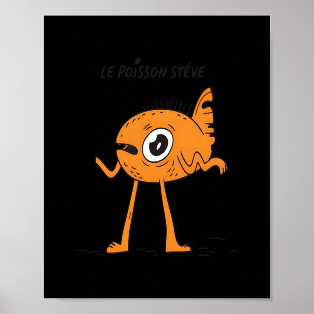 Le Poisson Steve Niedlich & Funny Poster (Vorne)