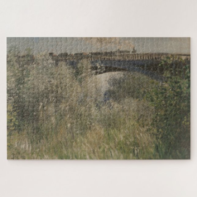 Le Pont d’Argenteuil (1875) – Claude Monet Puzzle (Horizontal)