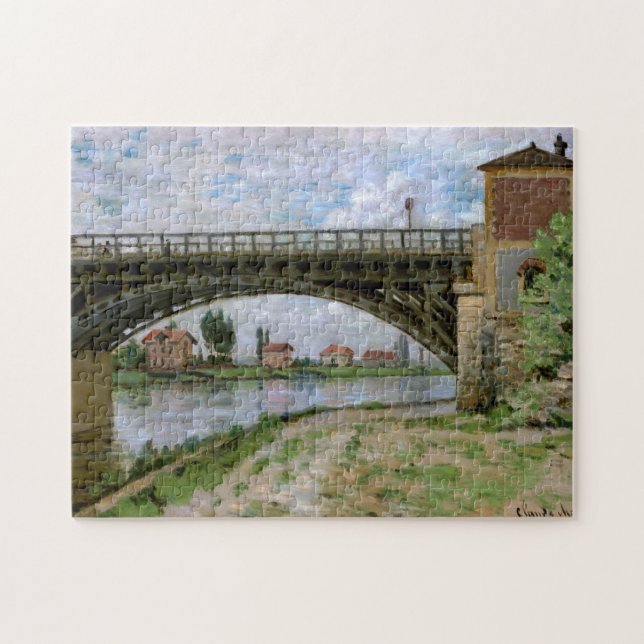 Le Pont D'Argenteuil Claude Monet Kunstkunst Puzzle (Horizontal)