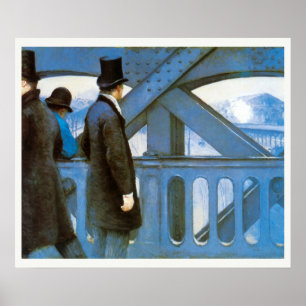 Le Pont de l'Europe durch Gustave Caillebotte Poster