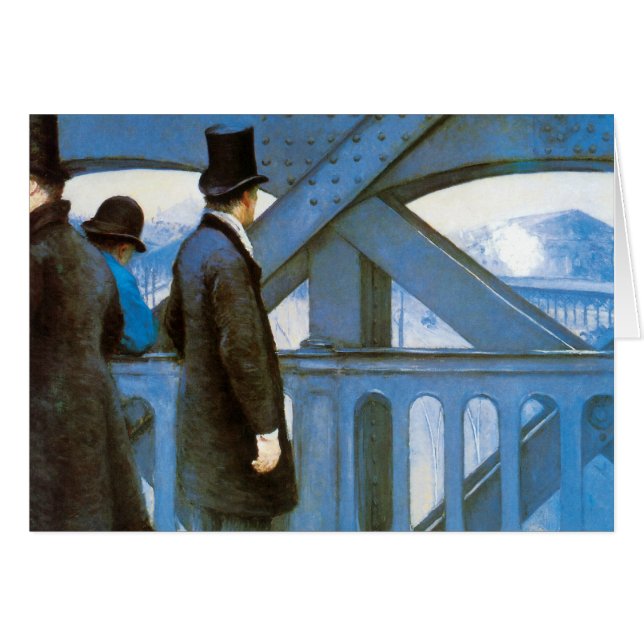 Le Pont de l'Europe von Gustave Caillebotte (Vorderseite (Horizontal))