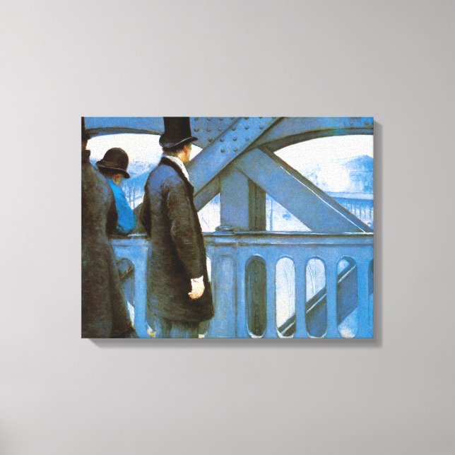 Le Pont de l'Europe von Gustave Caillebotte Leinwanddruck (Vorderseite)