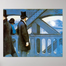 Le Pont de l'Europe von Gustave Caillebotte Poster