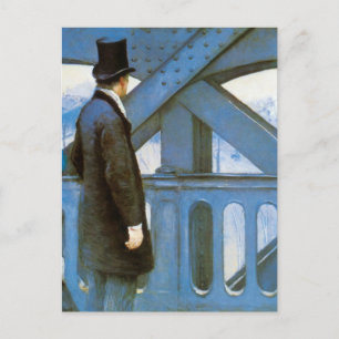 Le Pont de l'Europe von Gustave Caillebotte Postkarte