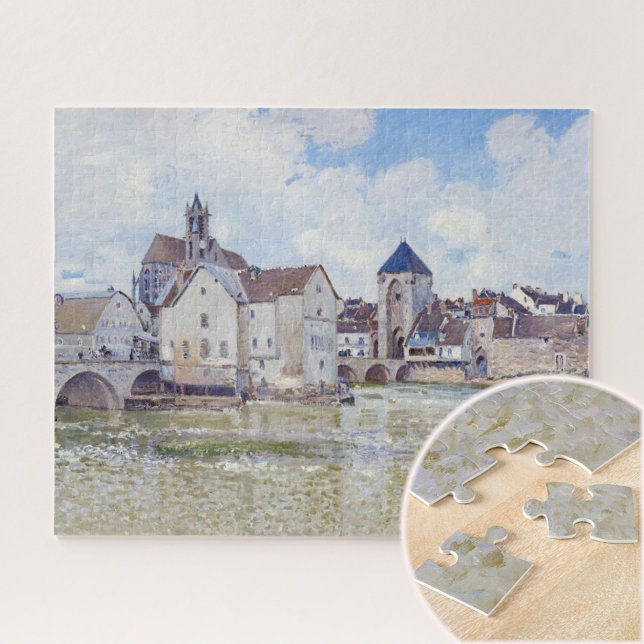 Le Pont de Moret, Alfred Sisley Puzzle (Von Creator hochgeladen)