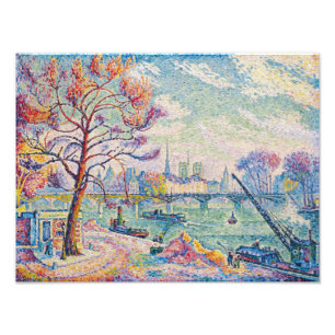 Le Pont Des Arts Paris Paul Signac Fotodruck