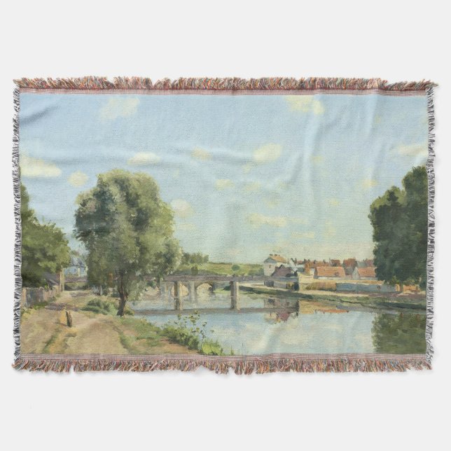 Le Pont Du Chemin De Fer Camille Pissarro Decke (Vorderseite)
