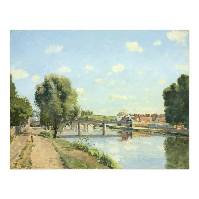Le Pont Du Chemin De Fer Camille Pissarro Fotodruck (Vorne)