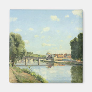 Le Pont Du Chemin De Fer Camille Pissarro Magnet