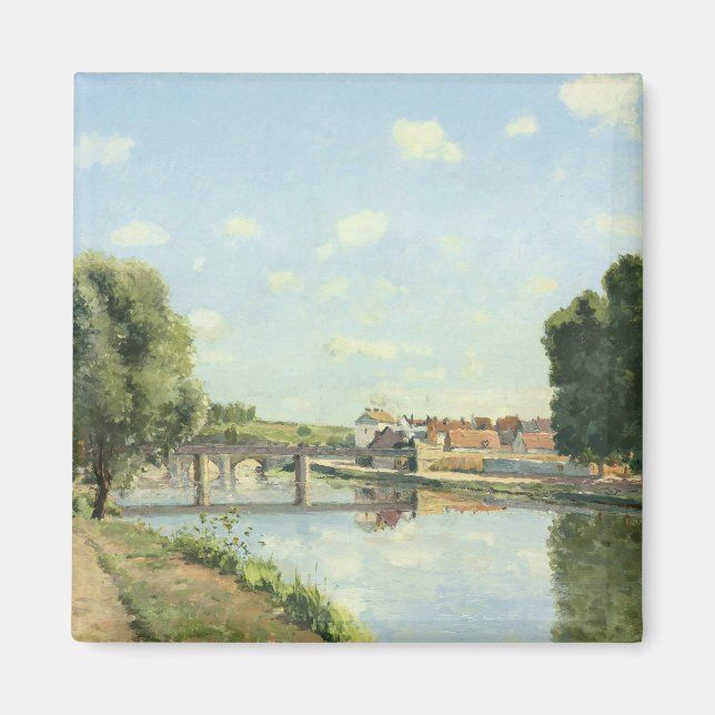 Le Pont Du Chemin De Fer Camille Pissarro Magnet (Vorne)