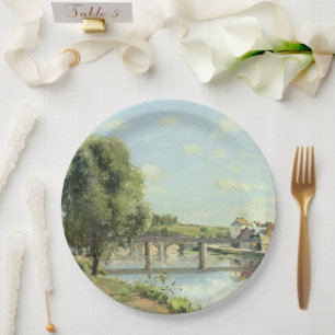 Le Pont Du Chemin De Fer Camille Pissarro Pappteller