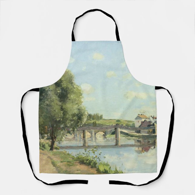 Le Pont Du Chemin De Fer Camille Pissarro Schürze (Vorderseite)