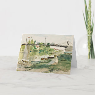 Le Pont sur l'Oise   Berthe Morisot Karte