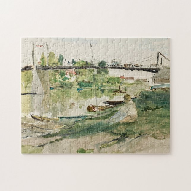 Le Pont sur l'Oise | Berthe Morisot Puzzle (Horizontal)