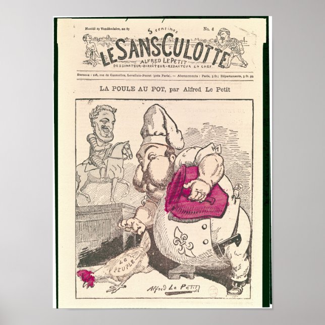 Le Poule au Pot' Poster (Vorne)