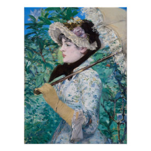 Le Printemps Édouard Manet beeindruckende Malerei Poster