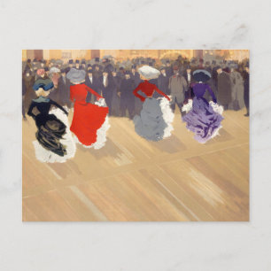 Le Quadrille au Moulin-Rouge Louis Abel-Truchet Postkarte