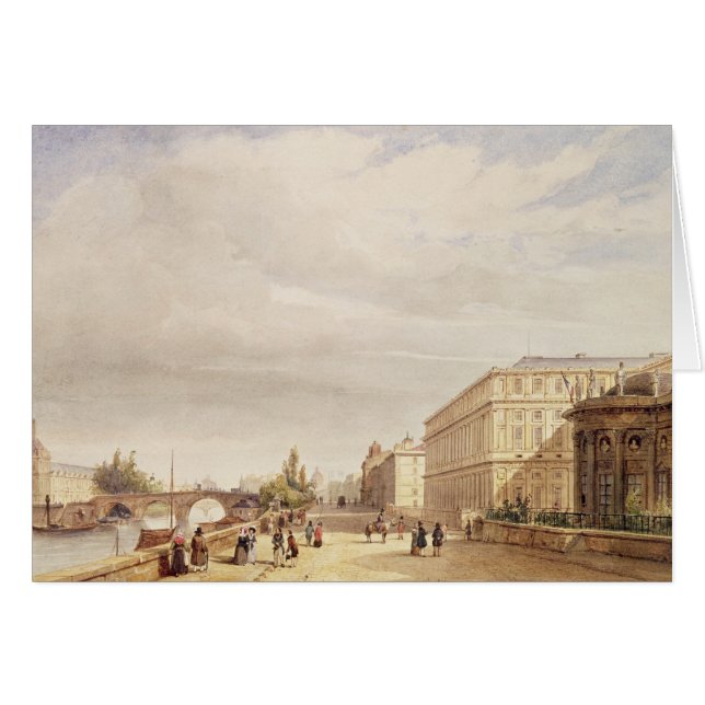 Le Quai d'Orsay, 1839 (Vorderseite (Horizontal))