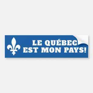 Le Québec est mon zahlt! Autoaufkleber