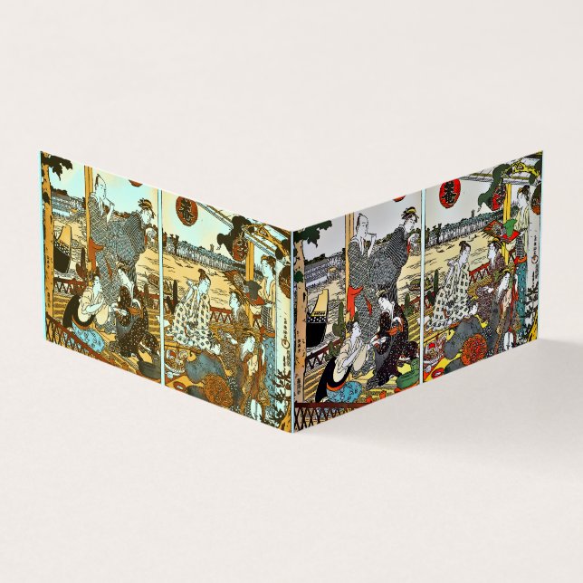 Le Restaurant Shikian, version Comics Visitenkarten (Vorderseite)