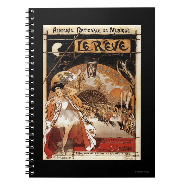 Le Reve Ballet Performance Opera House Notizblock (Vorderseite)