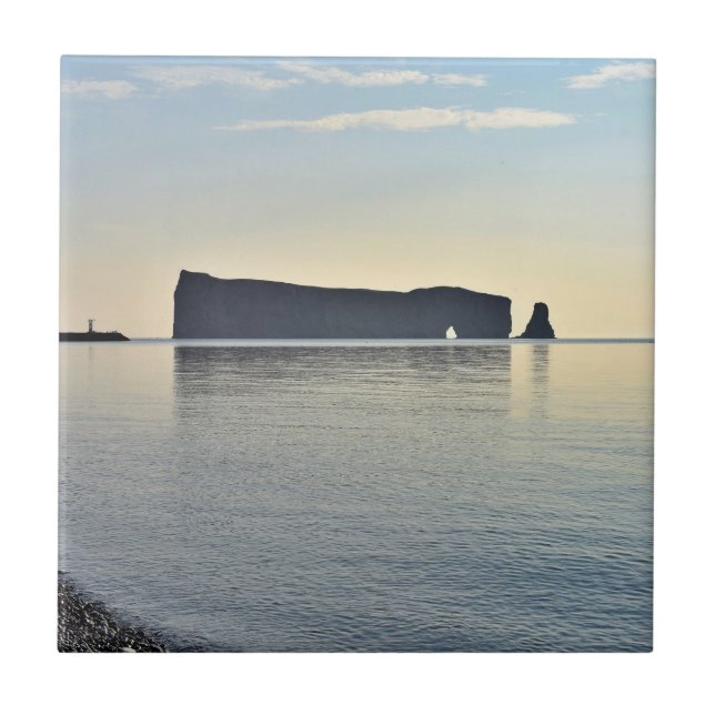 Le Rocher Perce Gaspesie Quebec Kanada Fliese (Vorderseite)