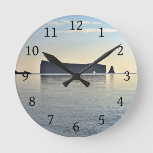Le Rocher Perce Gaspesie Quebec Kanada Runde Wanduhr