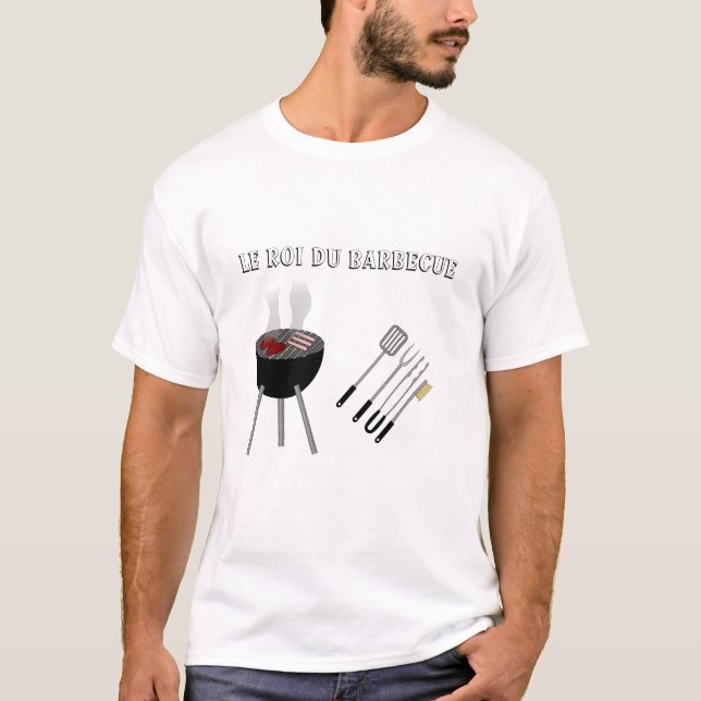 Le roi du barbecue personnalisable T-Shirt (Vorderseite)