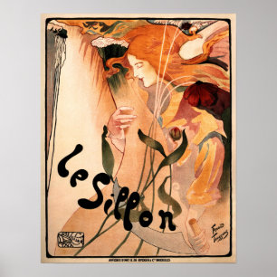 LE SILLON Libre Esthetique 1895 Fernand Toussaint Poster