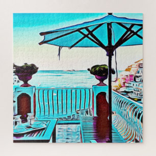 Le Sirenuse in Positano, Italien, Tea Time Puzzle